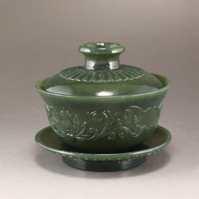 Jade traditional Chinese tea cup set